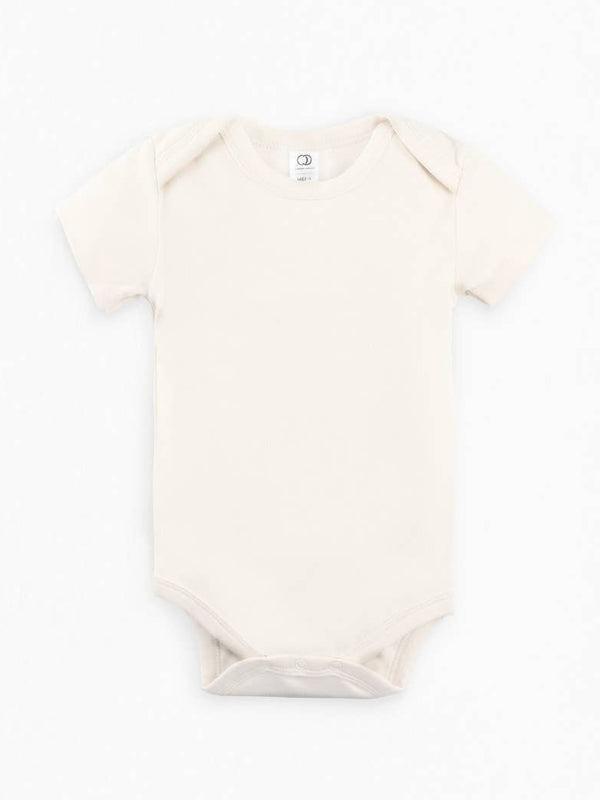 Short Sleeve Classic Bodysuit - Natural